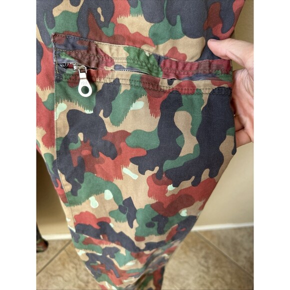Vintage Camo Incredible Pattern Swiss Army Alpenflage Military Coveralls 1990 - Picture 7 of 13